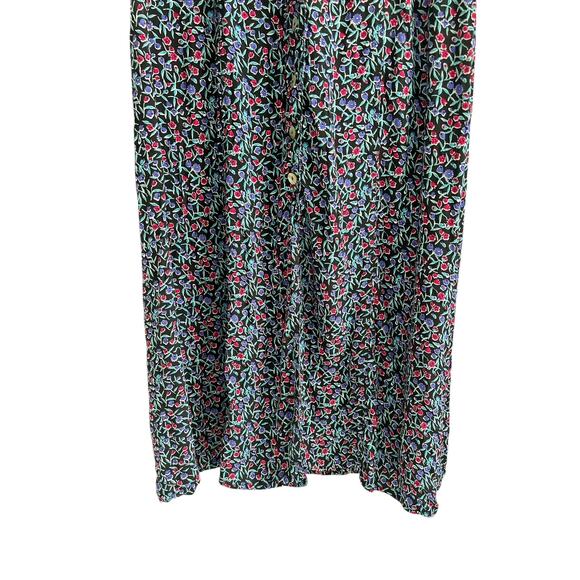 Vintage‎ 90s Robbie Bee Size 12 Floral Print Sleeveless Button Up Maxi Dress - Picture 4 of 6